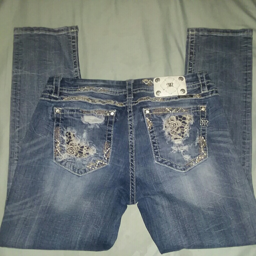 Miss me pluz size straight leg jeans